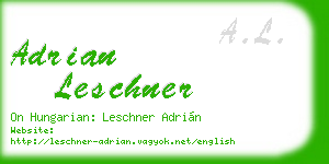adrian leschner business card